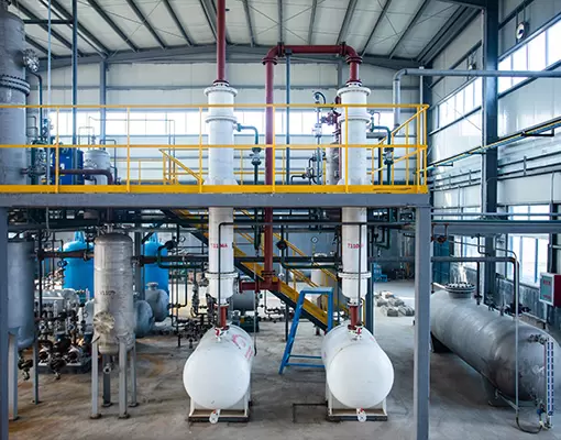 The world’s first largest-capacity fully-enclosed chemical recycling facility.