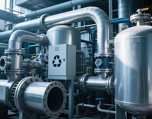 Process vapor (higher calorific value than natural gas) acts as premium fuel, enabling self-sufficiency in energy and power.